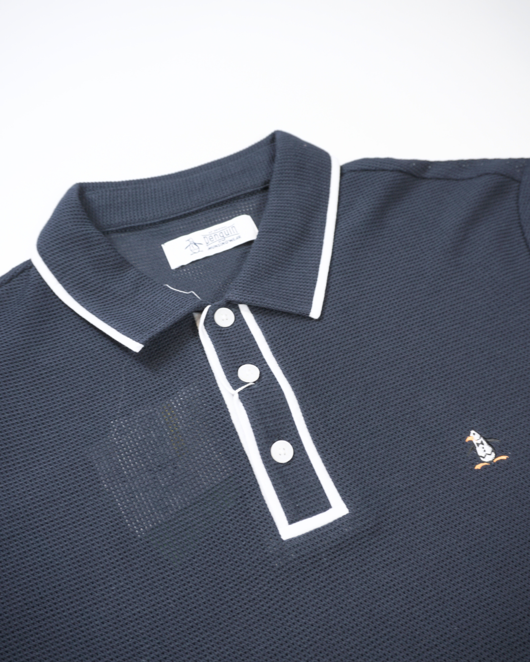 Icons Bentley Mesh Polo Shirt In Dark Sapphire