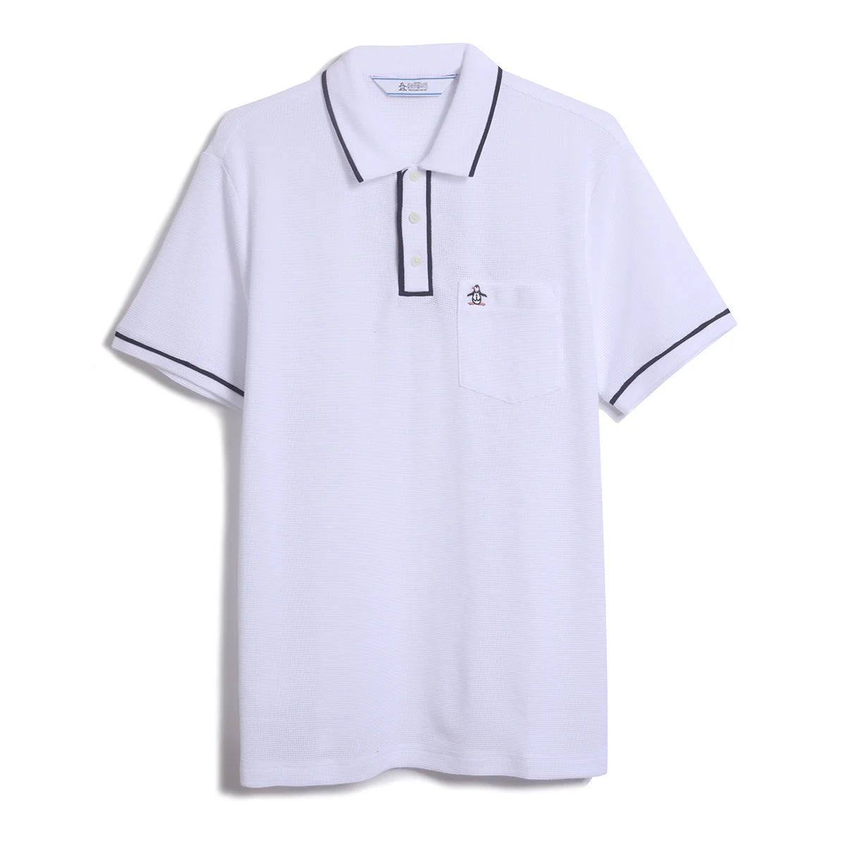 Icons Bentley Mesh Polo Shirt - Bright White