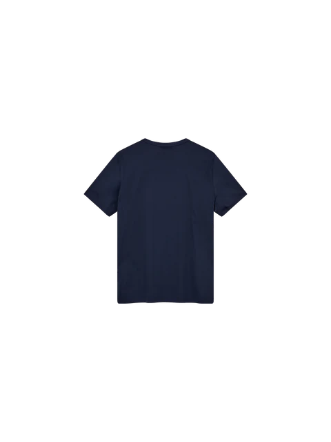 Mos Mosh Gallery Perry Crew Neck T-Shirt Navy
