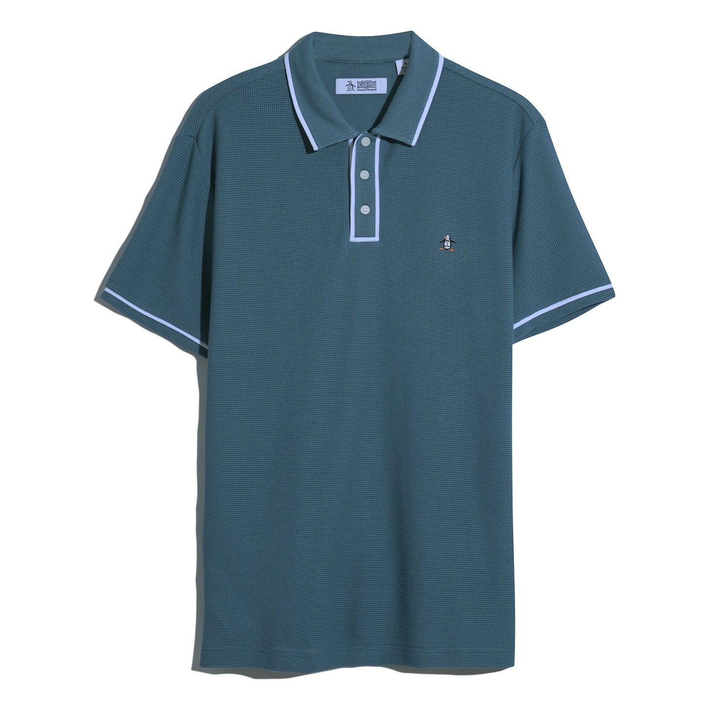 Icons Bentley Mesh Polo Shirt - Copen Blue