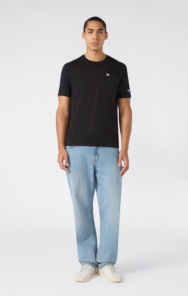 Crewneck T-shirt C Logo Black