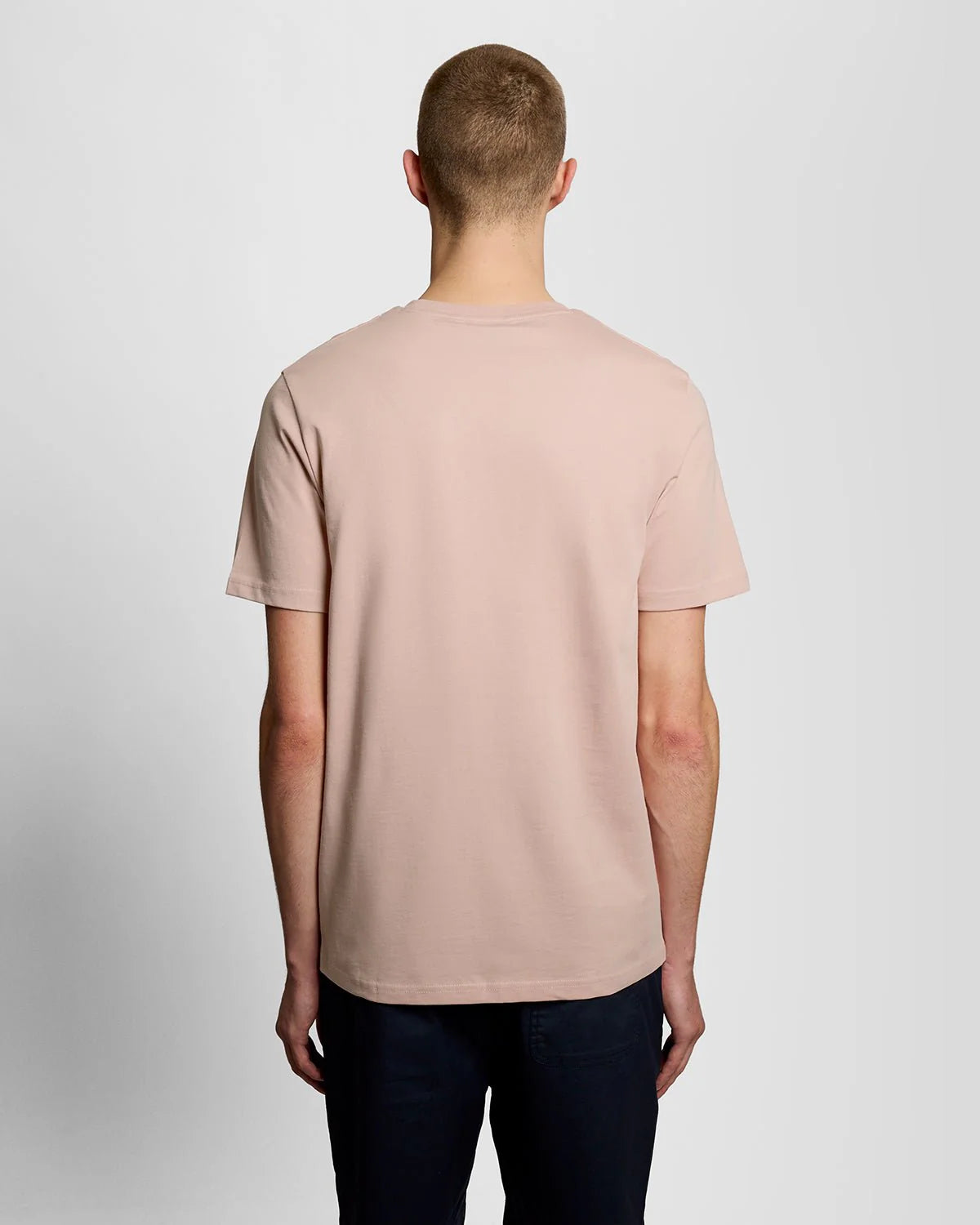 Cotton Crew Neck T-Shirt - Pink Grapefruit