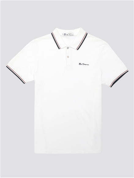 Signature Polo Shirt - White