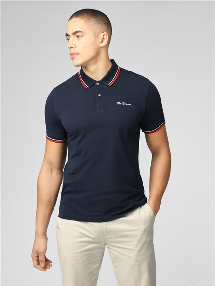 Signature Polo Shirt - Dark Navy