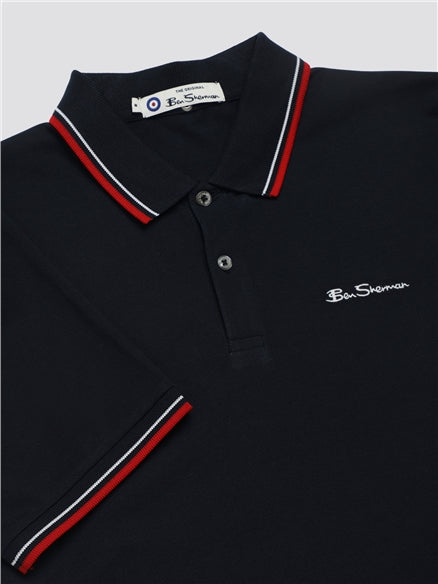 Signature Polo Shirt - Dark Navy