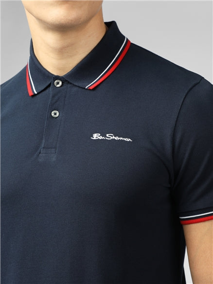 Signature Polo Shirt - Dark Navy