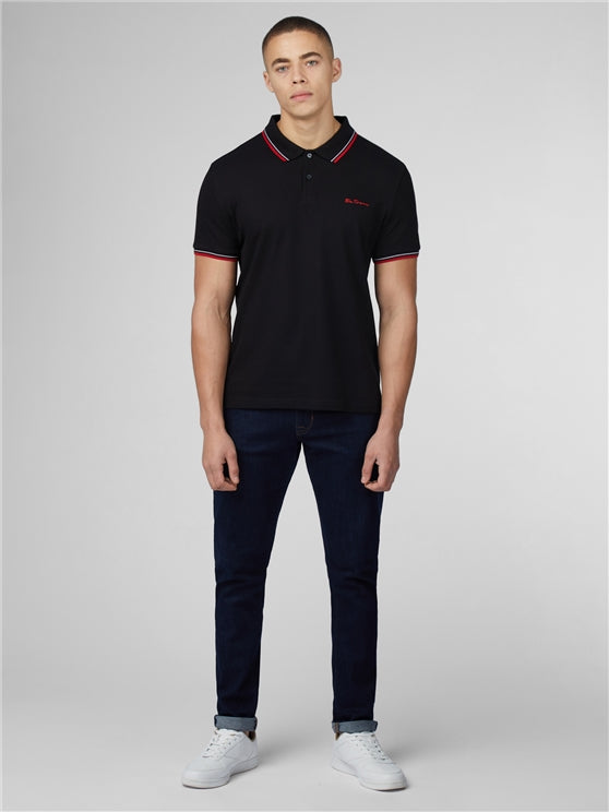 Signature Polo Shirt - Black