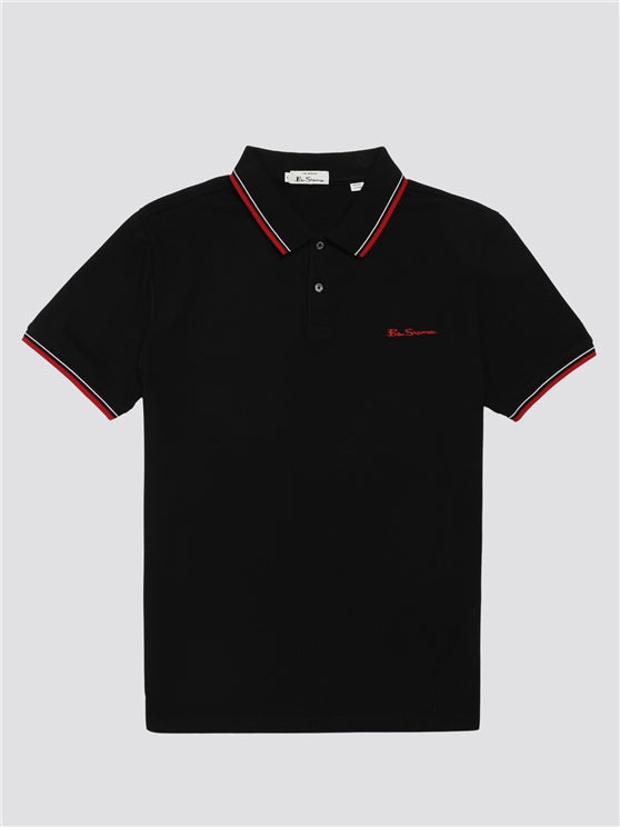 Signature Polo Shirt - Black