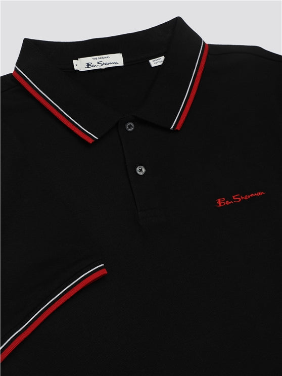 Signature Polo Shirt - Black