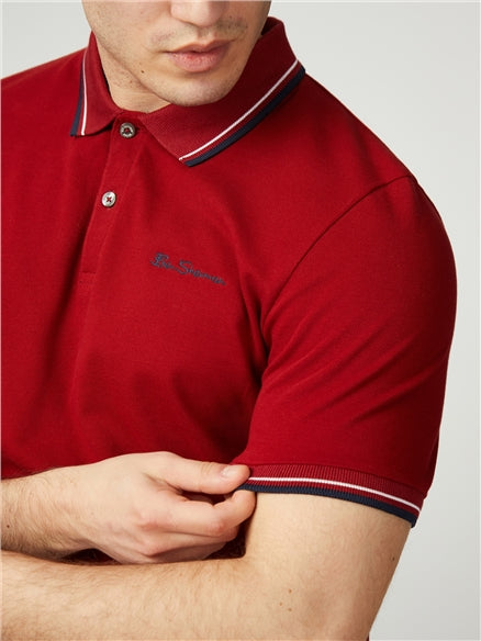 Signature Polo Shirt - Red