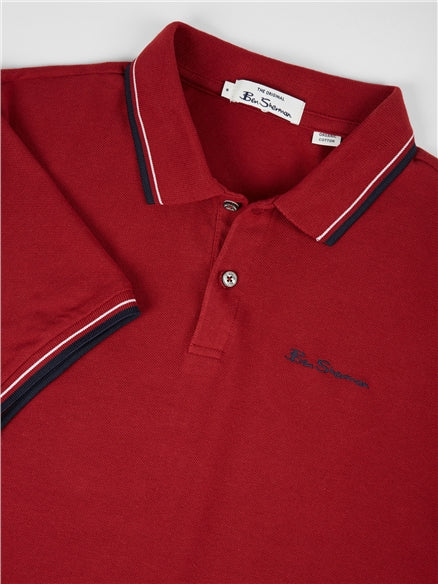 Signature Polo Shirt - Red