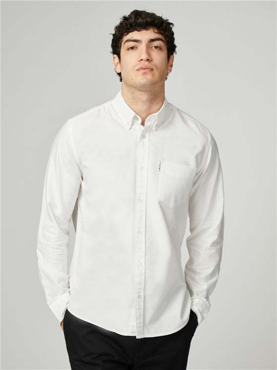 Organic Cotton Oxford Shirt - White