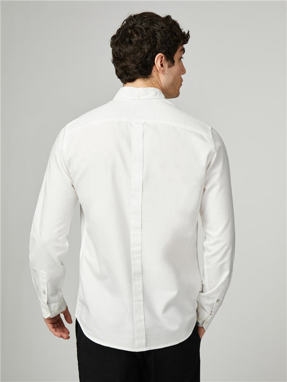 Organic Cotton Oxford Shirt - White