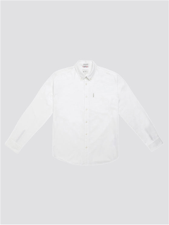 Organic Cotton Oxford Shirt - White