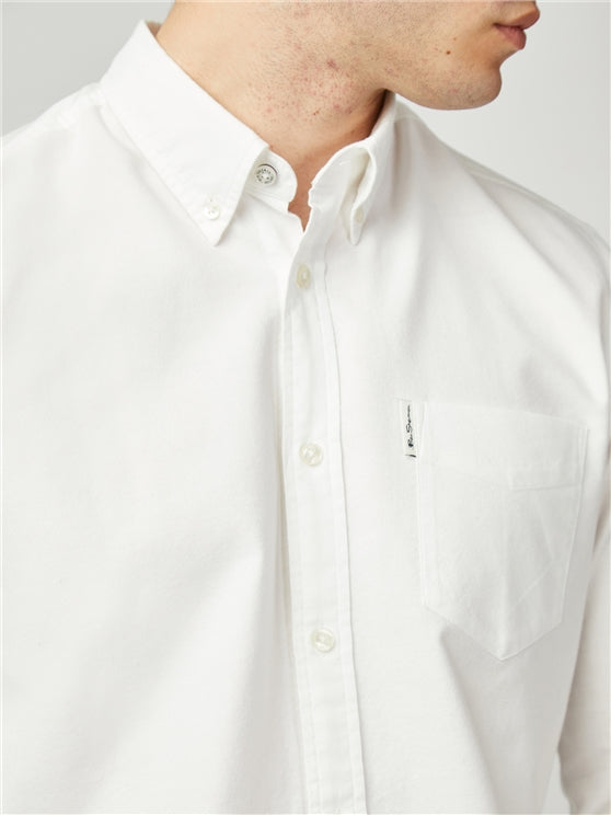 Organic Cotton Oxford Shirt - White