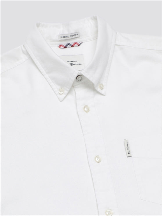 Organic Cotton Oxford Shirt - White