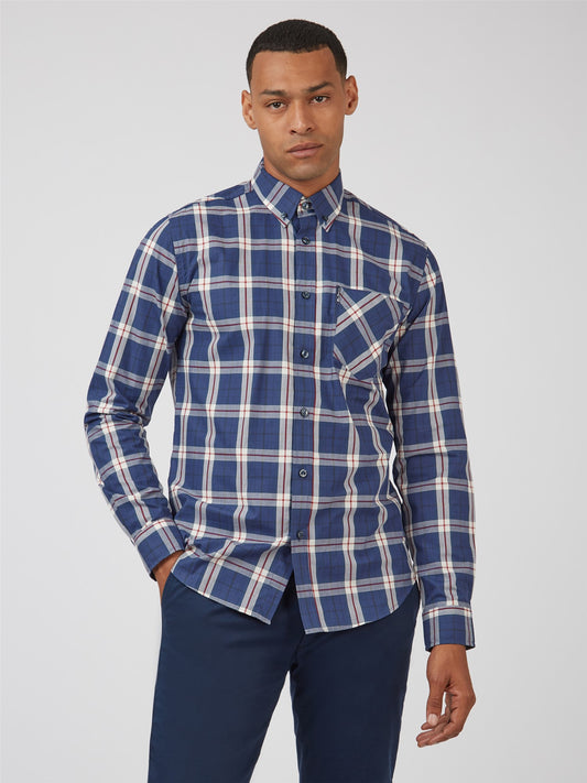 Classic Check Shirt - Royal Blue