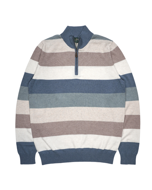 Strowbridge 1/4 Zip Striped