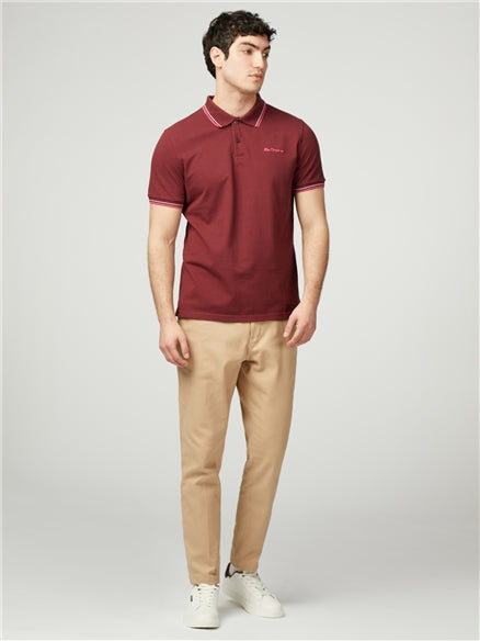 Signature Pique Polo - Wine