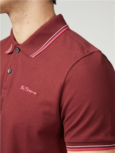 Signature Pique Polo - Wine