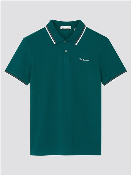 Signature Pique Polo - Jade