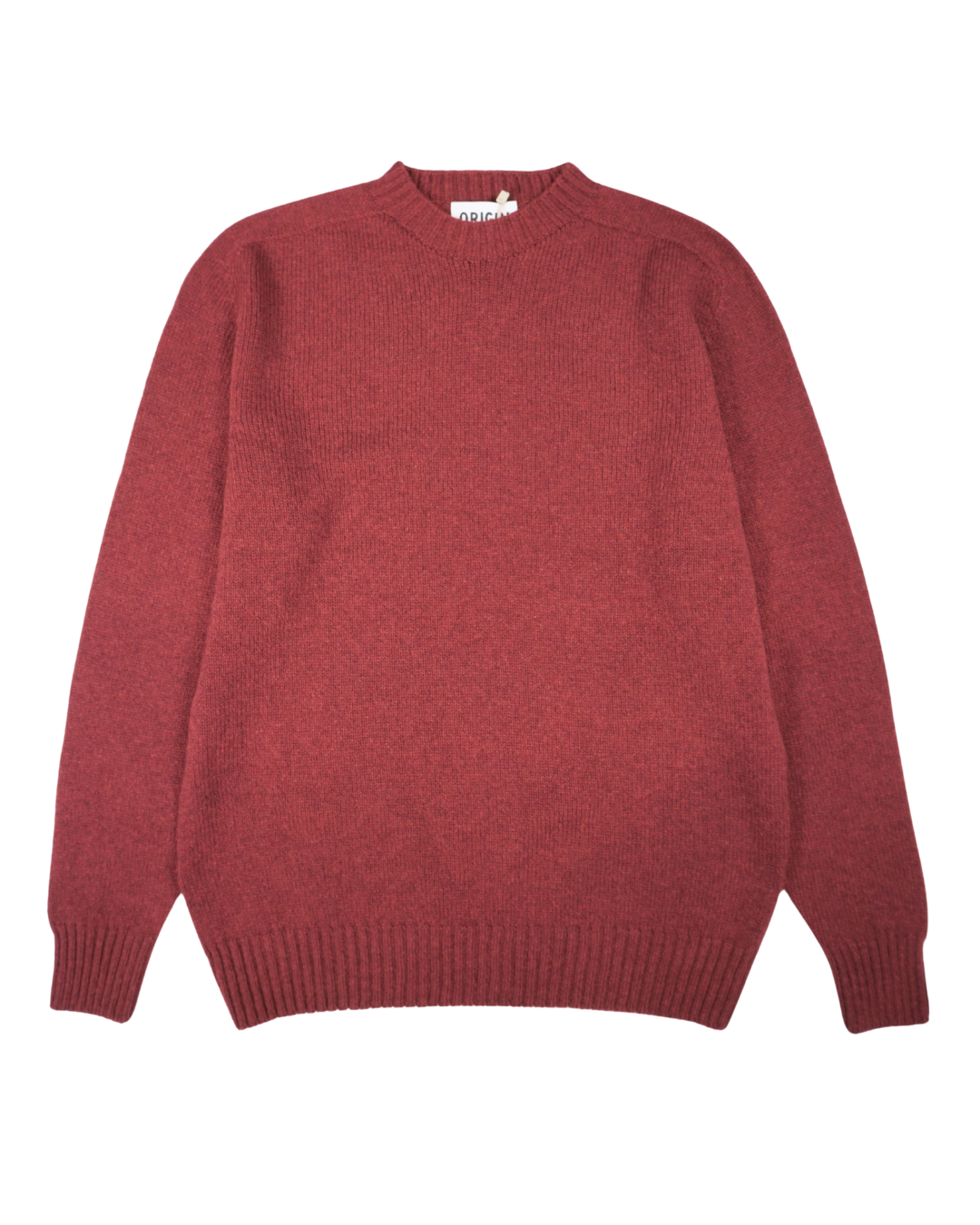 Seamless Crew in Russet Red