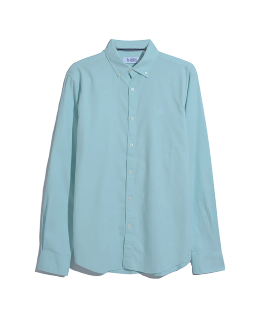 Ecovero Oxford Stretch Shirt In Blue Tint