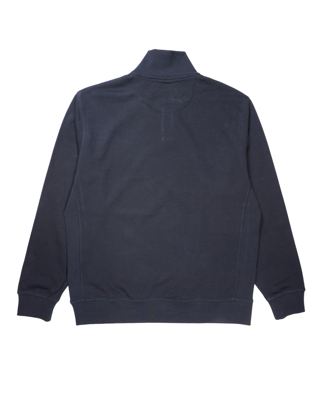 Sticker Pete Quarter Zip Sweatshirt in Dark Sapphire