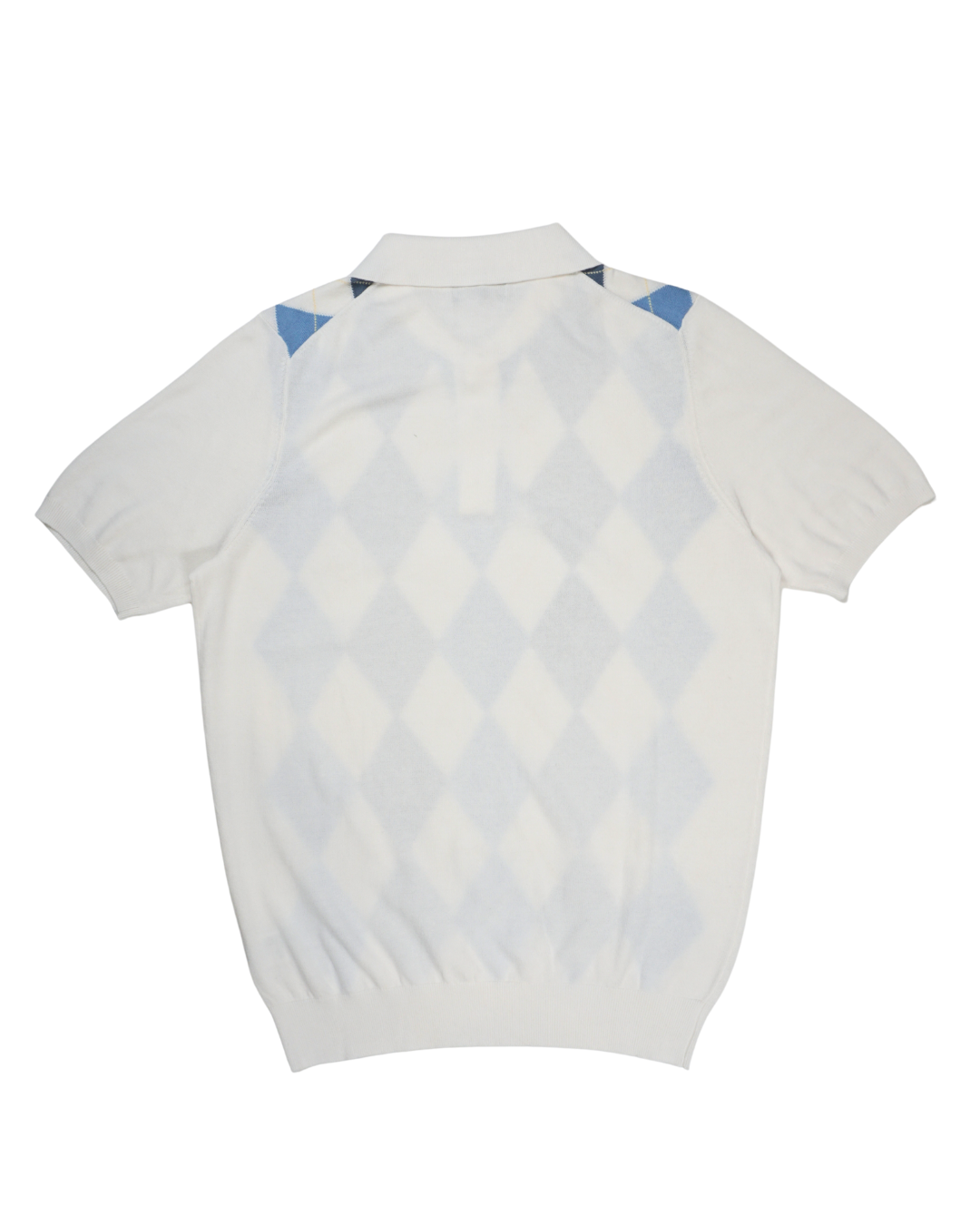 Fairfield S/S Argyle Front 3 Button Polo