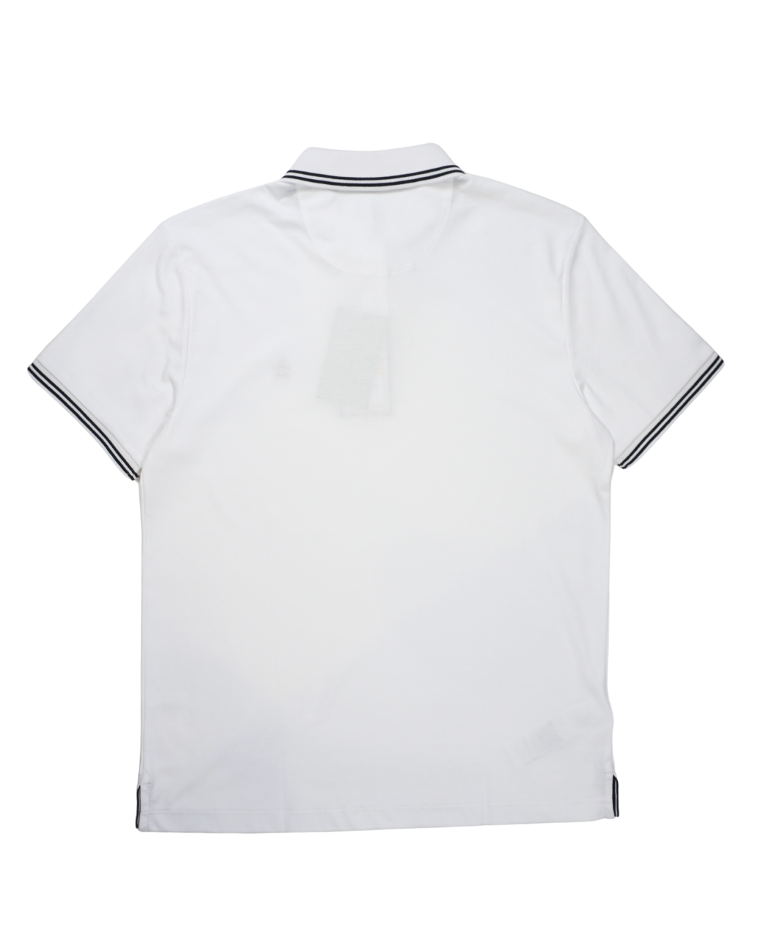 Icons Tipped Polo Shirt In Bright White