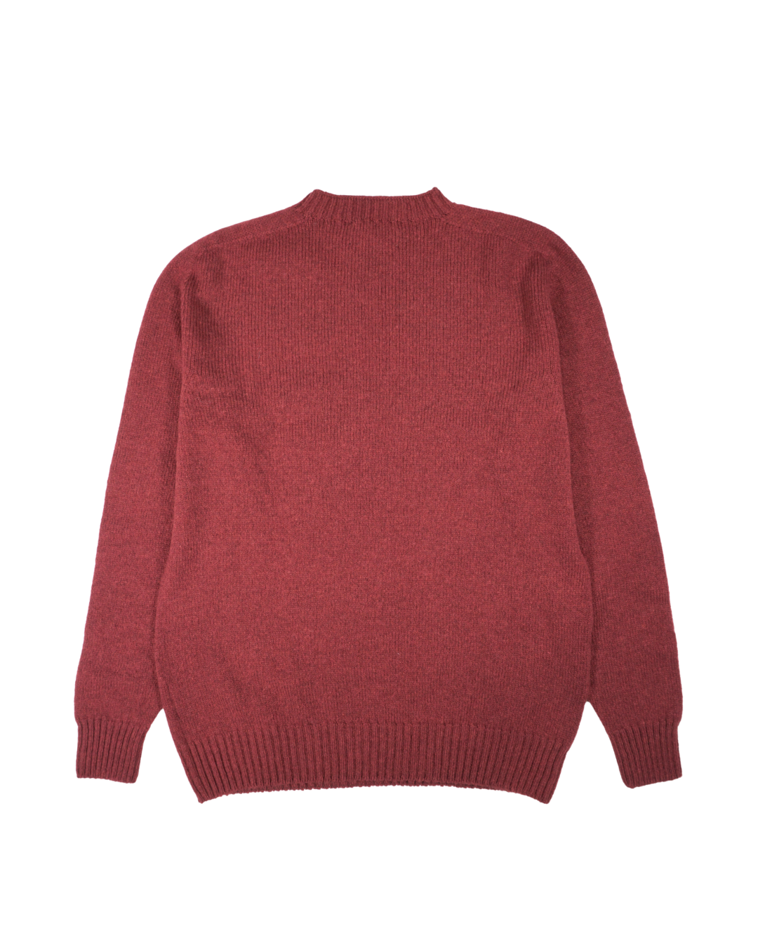 Seamless Crew in Russet Red
