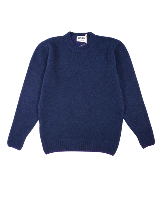 Soufflé Piccadilly Crewneck in Prussian Blue