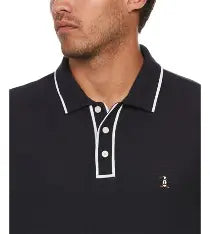 Icons Bentley Mesh Polo Shirt - Dark Sapphire