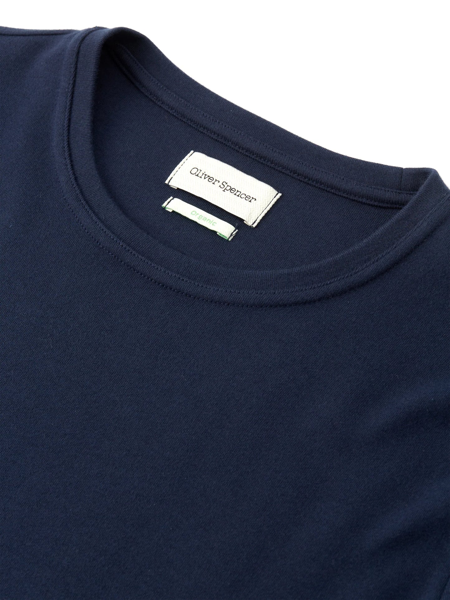 Heavy Long Sleeve Plain T-Shirt - Tavistock Navy