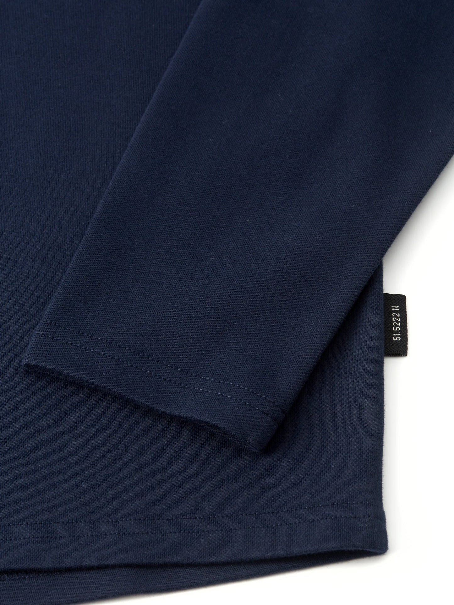 Heavy Long Sleeve Plain T-Shirt - Tavistock Navy