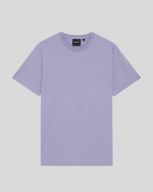 Cotton Superfine Crew Neck T-Shirt - Floral Violet