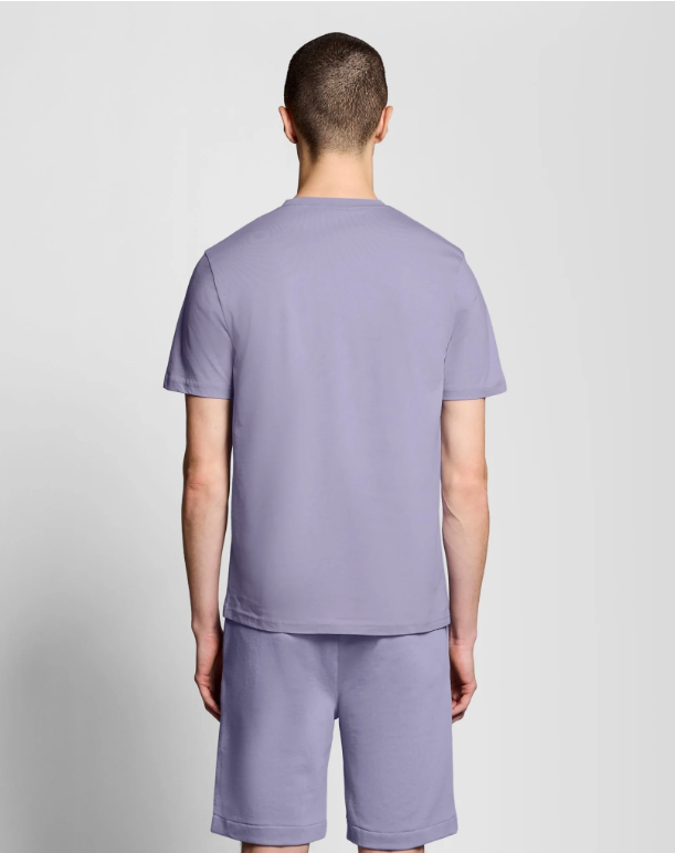 Cotton Superfine Crew Neck T-Shirt - Floral Violet