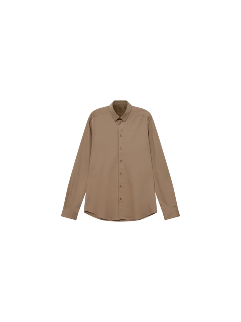 Mos Mosh Gallery Marco Jersey Stretch Shirt Sand