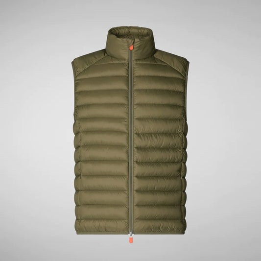 Adam Animal Free Quilted Gilet - Dusty Olive