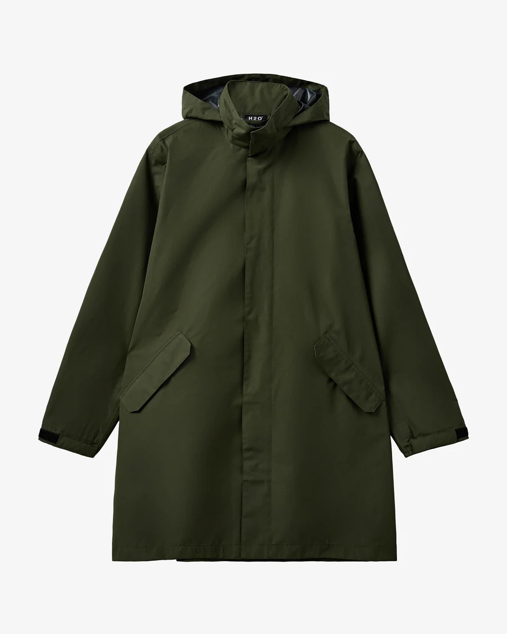 Rømø Light Weight Long Rain Jacket - Army Green