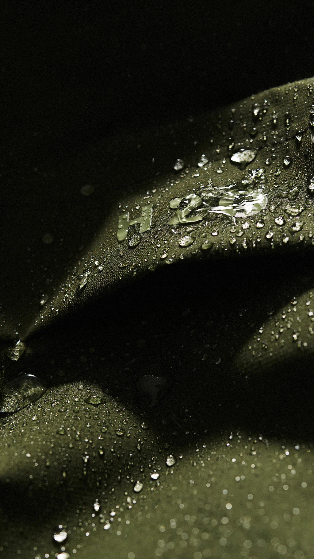 Rømø Light Weight Long Rain Jacket - Army Green