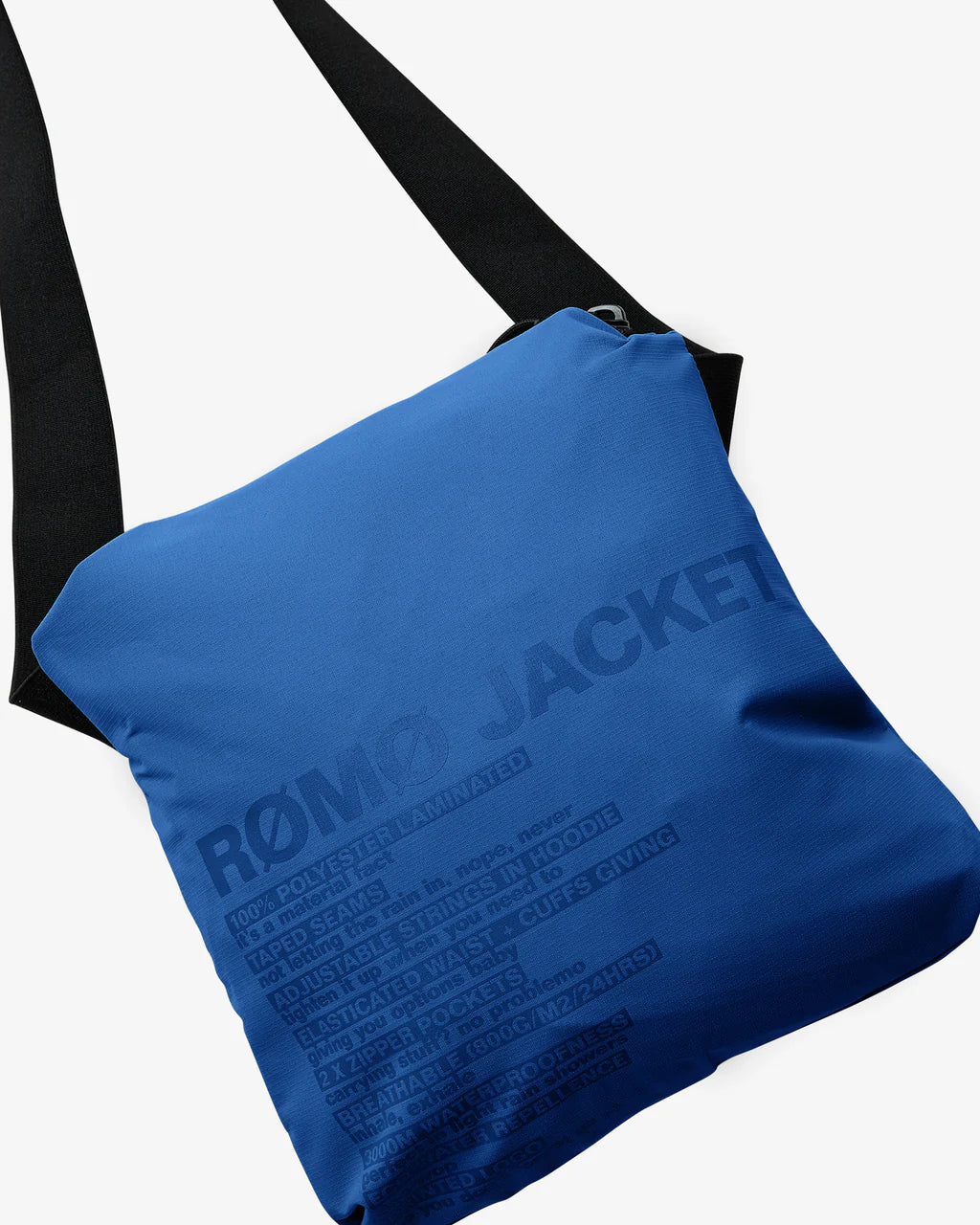 Rømø Light Weight Packable Rain Jacket - Blue