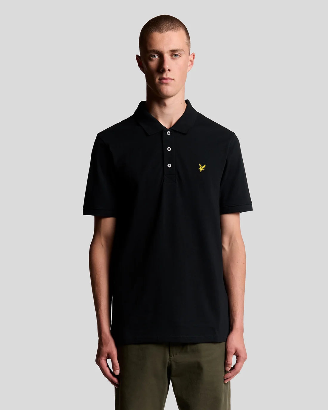 Plain Polo Shirt - Black