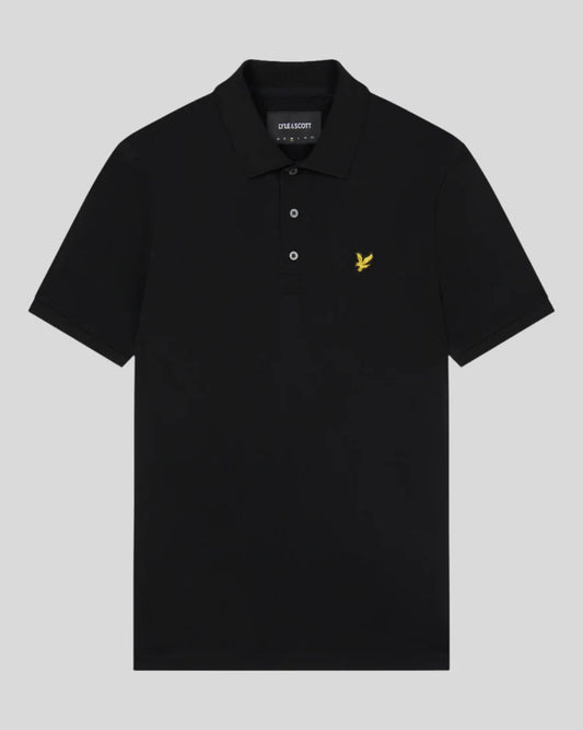 Plain Polo Shirt - Black