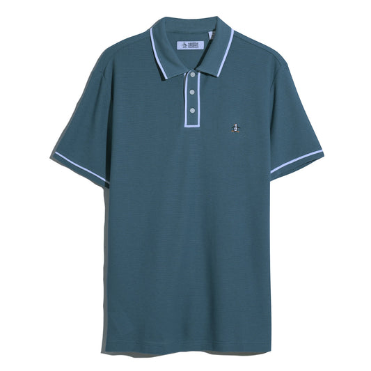 Icons Bentley Mesh Polo Shirt - Copen Blue