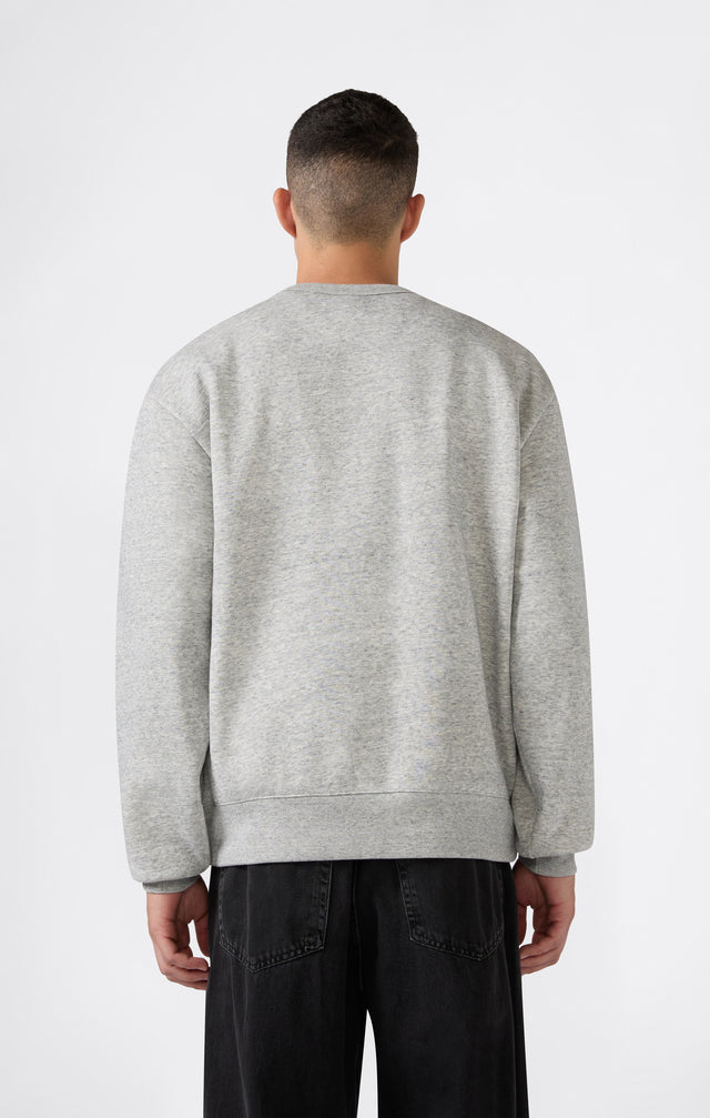 Crewneck Sweatshirt C Logo Light Grey