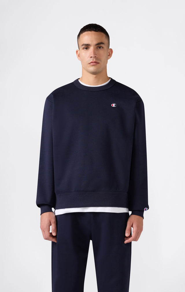 Crewneck Sweatshirt C Logo Navy