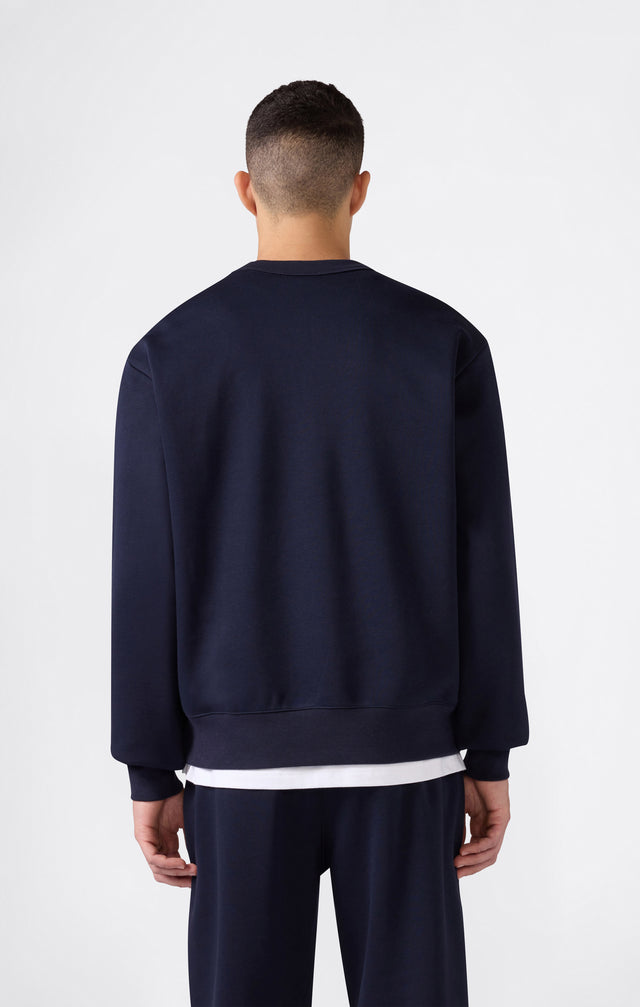 Crewneck Sweatshirt C Logo Navy