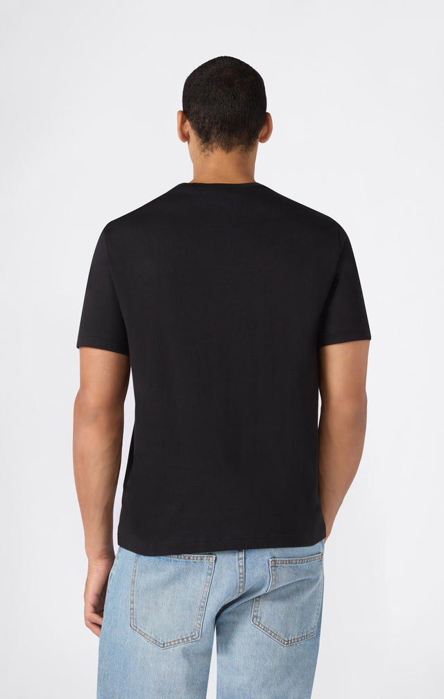 Crewneck T-shirt C Logo Black