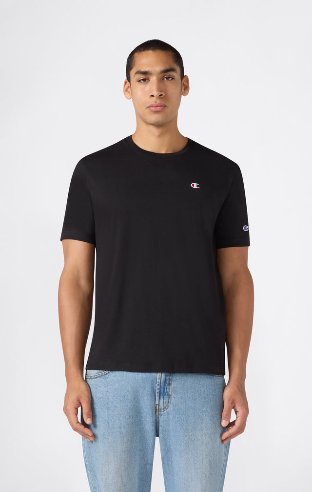 Crewneck T-shirt C Logo Black